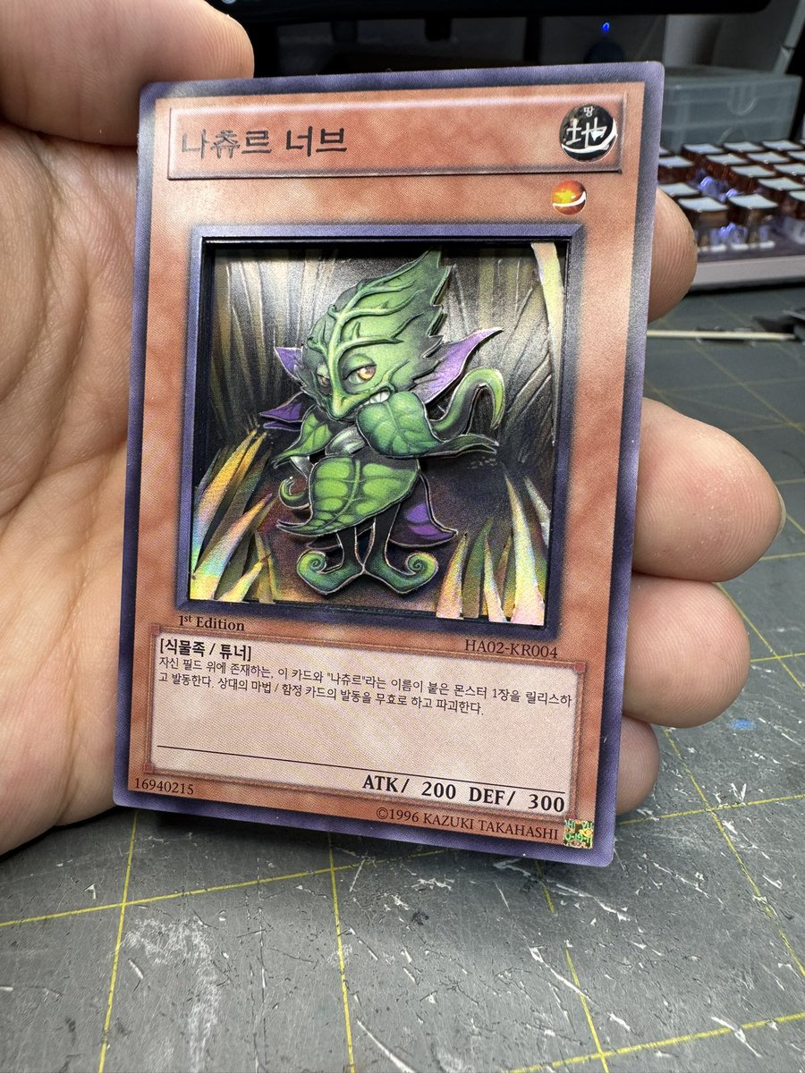 sonjihyeon13060's tweet image. 나츄르🍃🍃🍃🍃🍃🍃

#シャドーボックス #shadowbox #遊戯王　#yugioh #유희왕