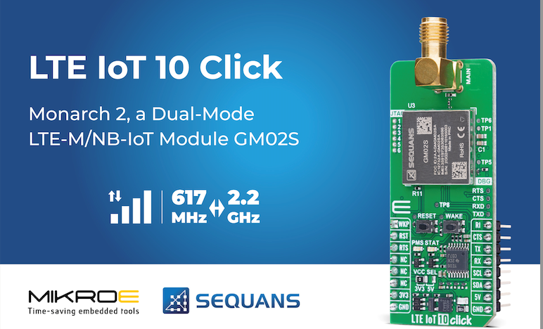 ElectronicProd's tweet image. Mikroe’s LTE IoT 10 Click board supports global 617-MHz to 2.2-GHz band operation, delivering power-efficient cellular #IoT connectivity. #boards #cellularIoT electronicproducts.com/iot-click-boar…