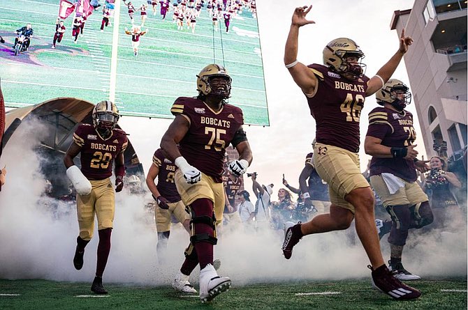 I will be at <a href="/TXSTATEFOOTBALL/">Texas State Football</a> Tommorow for a spring practice! Can’t wait! #EatEmUp <a href="/_CoachGregg/">Matthew Gregg</a> <a href="/CoachDexG4WYW/">Dexter Mccoil Sr.</a>