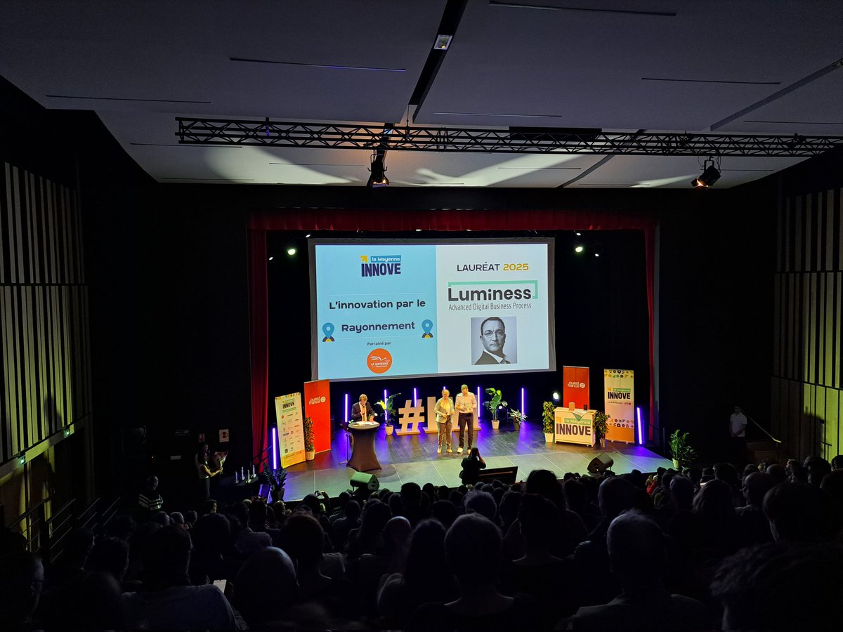 Trophée innovation par le rayonnement #lmi 2 #startups <a href="/lmtcreation/">L'incubateur LMT</a> nominées Enerfox et Peppsy. Le lauréat Luminess une entreprise membre de <a href="/LMTinnovation/">LMT</a>