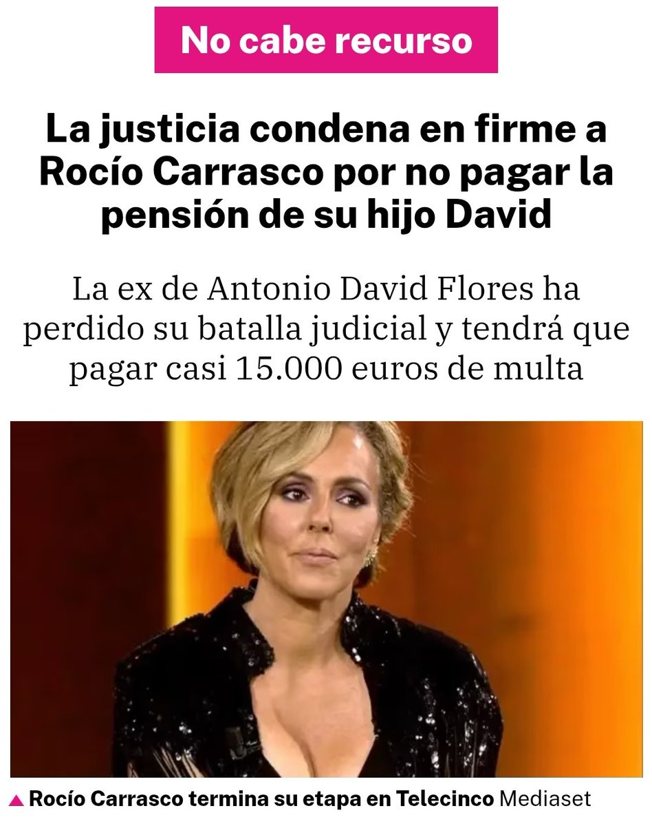 betusca9's tweet photo. R.C. la sentenciada penalmente por abandono de sus deberes como madre,aterriza junto a los imputados como banda organizada en la tele pública @rtve. Que más puede pasar en este país donde no importa las cagadas que hagas,todo va según donde lleguen tus "tentáculos" #YoMeRebelo27M https://t.co/aE2QBIHzir