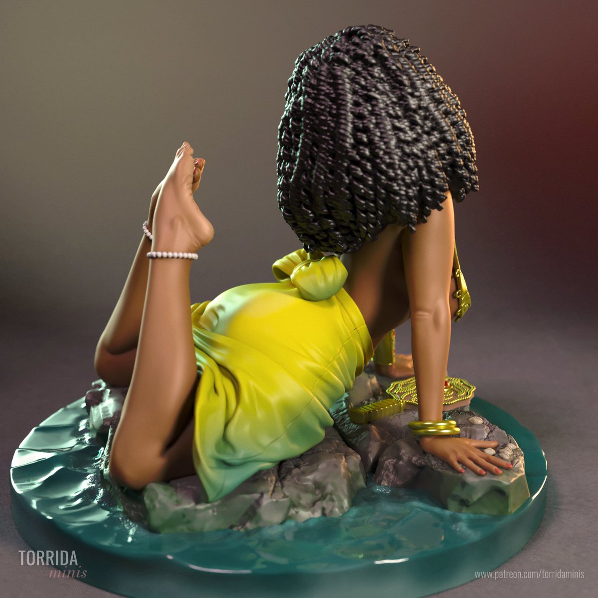 MinisTorrida's tweet photo. March 2025 release for my Patreon: Oshun, the orisha of love and water from the Yoruba people.
https://t.co/YCWSNjn7bL
#oshun #oxum #orisha #orixa #3dprinting #miniaturepainting #goddess #african #yoruba #candomble #umbanda #blackbeauty https://t.co/X2eMwejnnp
