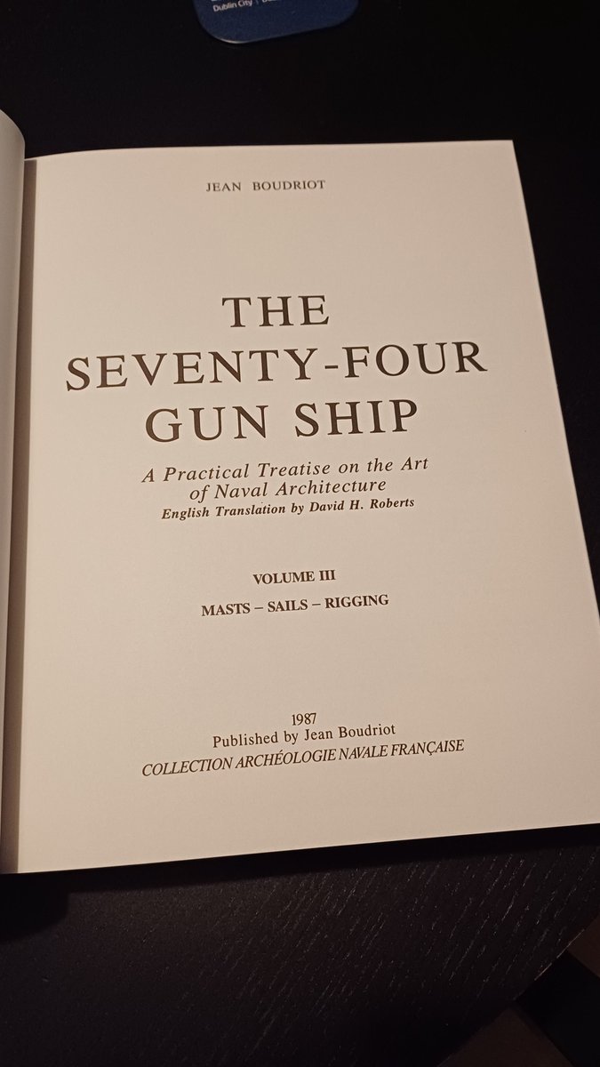 DockYardWall's tweet photo. Volume 3 has finally arrived! ⚓️
This brilliant volume dives deep into the masts, sails, and rigging of a Seventy-Four Gun Ship of the Line. An absolute must for anyone building, researching, or just dreaming of these majestic warships.
#NavalHistory #ProjectSeventyFour #AgeOfSail #RiggingNerd