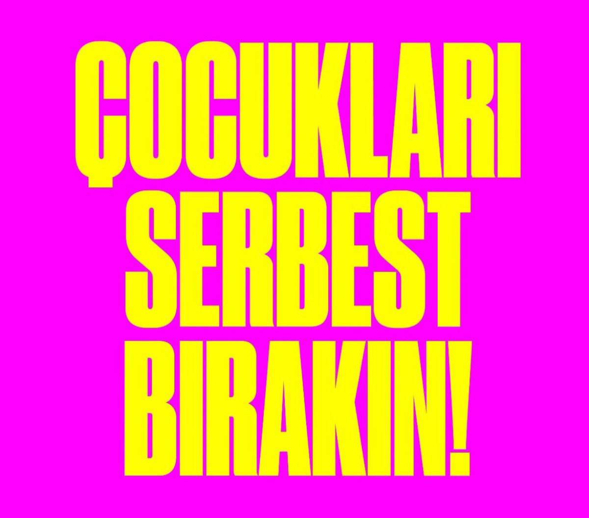 Çocukları Serbest Bırakın / Free the youth