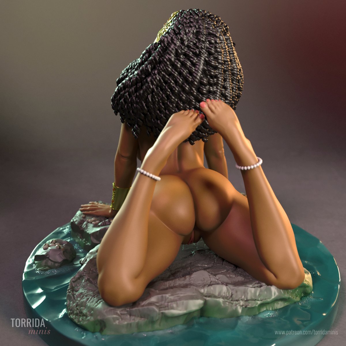 MinisTorrida's tweet photo. March 2025 release for my Patreon: Oshun, the orisha of love and water from the Yoruba people. NSFW version.
https://t.co/YCWSNjnF1j
#oshun #oxum #orisha #orixa #3dprinting #miniaturepainting #goddess #african #yoruba #candomble #umbanda #blackbeauty https://t.co/dSwFUB8tjH