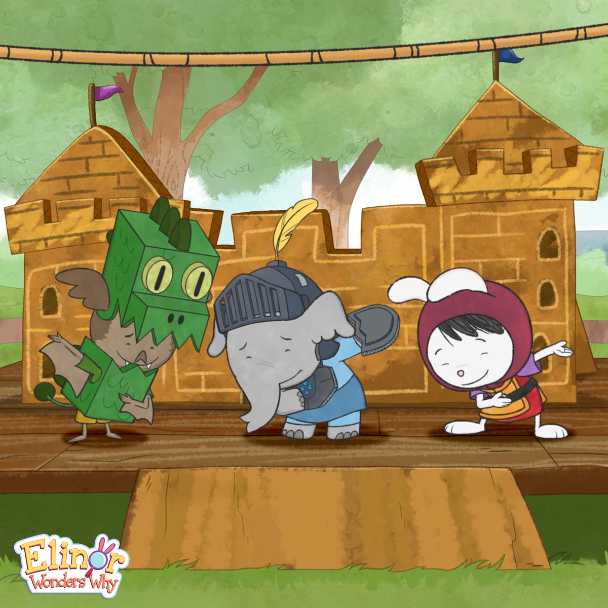All the world's a stage! 🎭

We're celebrating #WorldTheatreDay with a little sneak peek at one of the new episodes of Elinor Wonders Why airing next month!