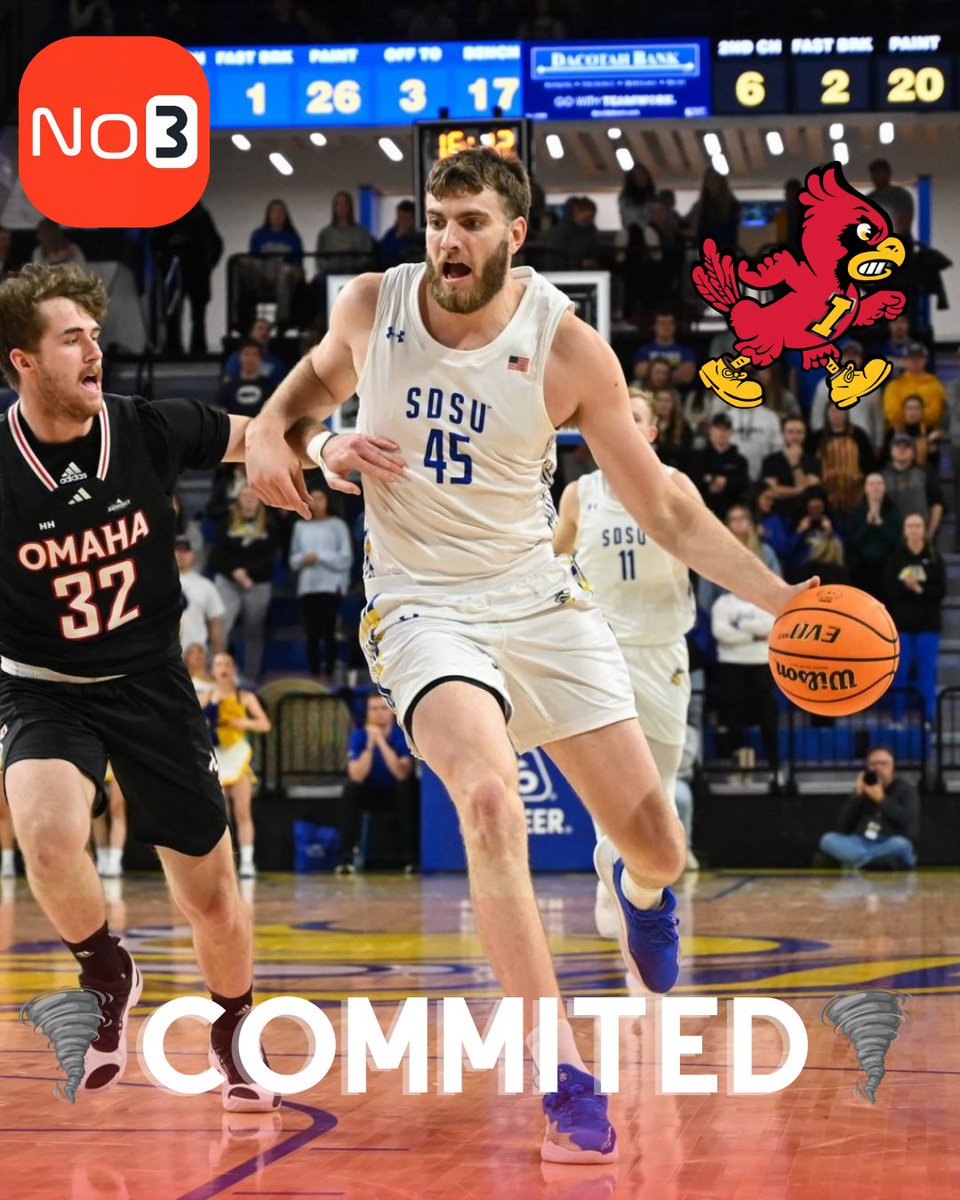TopTierCyclones's tweet photo. Iowa State has landed SDSU center Oscar Cluff

Welcome to Ames!

@No3sports https://t.co/naPhAzqtC0