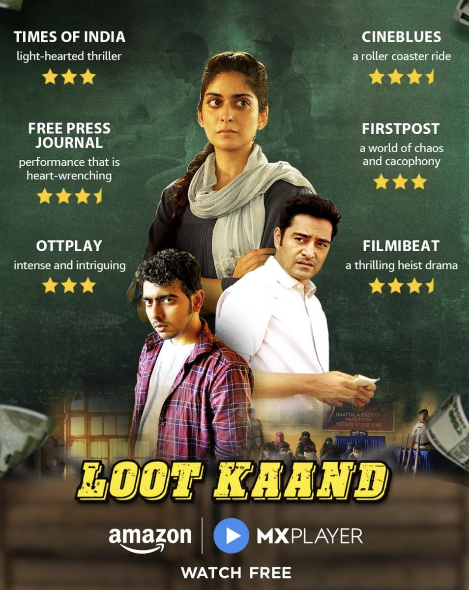 Earned a fairly solid nod — thank you. 🙌 
It’s incredibly rewarding to see Loot Kaand resonate with the audience...

<a href="/amanmannan/">Aman Mannan</a> <a href="/Raghavguptaaa/">Raghav Gupta</a> <a href="/N2OFilms/">N2O Films</a> <a href="/DrishyamFilms/">Drishyam Films</a> #LootKaand #Watchnow #amazonmxplayer