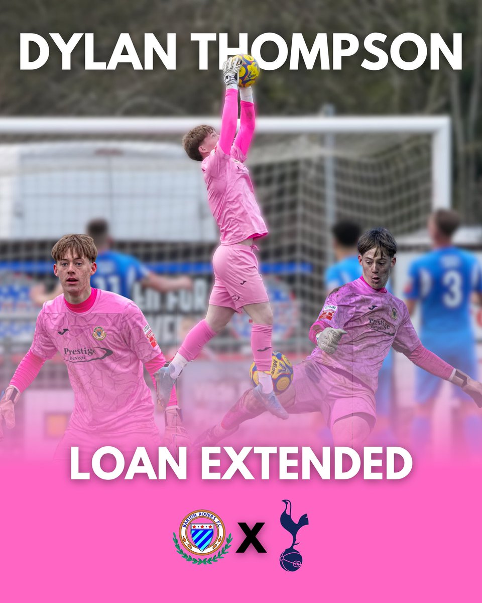 We are delighted to announce that highly rated <a href="/Spurs_Academy/">Tottenham Hotspur Academy</a> keeper, Dylan Thompson has extended his loan spell until the end of the season! 🤩

Great to have you with us for the final play off push, Dylan! 🤝