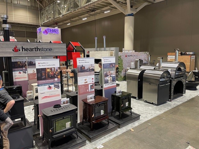 HearthStoneVT's tweet photo. Day 1 of the Hearth, Patio &amp; Barbecue Association was a success!

From cozy indoor comfort to gourmet outdoor cooking, our team is sharing what makes Hearthstone craftsmanship stand out.

Stop by our booth to experience the difference!

#HPBExpo | New Orleans, LA | Booth 119 https://t.co/Omor2bGgKA