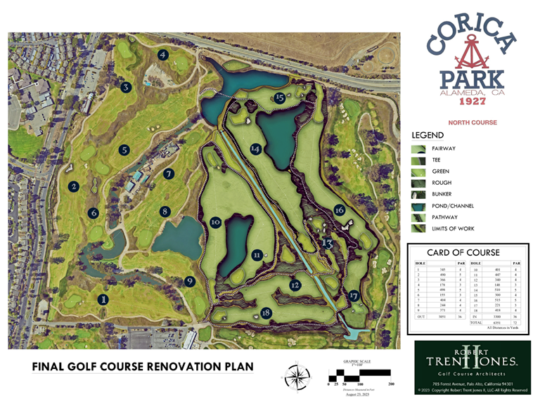 RTJ2GolfDesign's tweet image. Final preparations for the March 28 grand opening of the North Course at Corica Park are underway. Hear more about the project from our founder and CEO Robert Trent Jones, Jr. the recent amateurgolf.com podcast. amateurgolf.com/golf-tournamen…