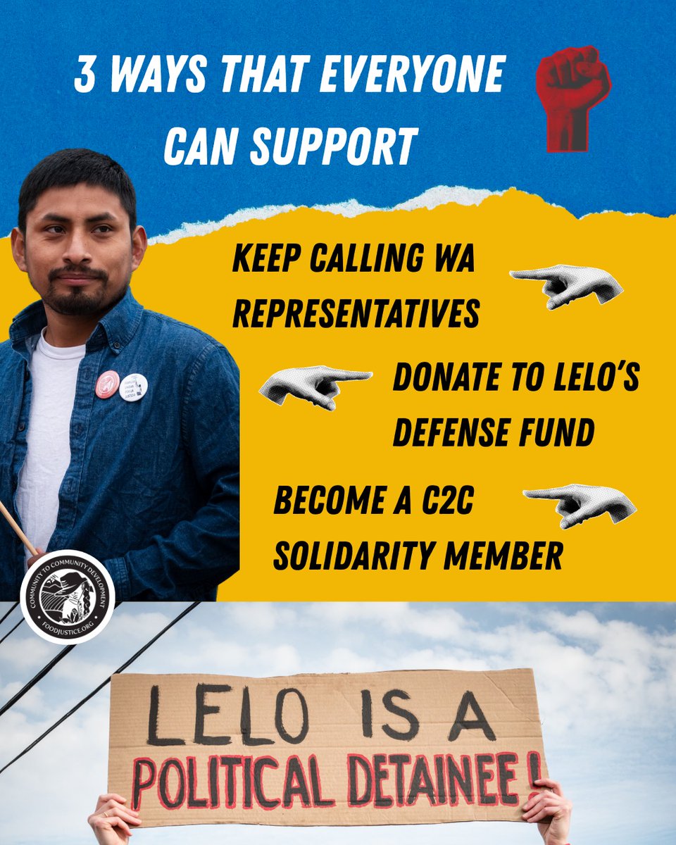 Let's keep the pressure up to #FreeLelo! We've heard from the WA State A.G.'s office that calls have been pouring in. Now we have NEW TARGETS to contact. Use our tool to quickly and easily make your voice heard: bit.ly/FreeLelo