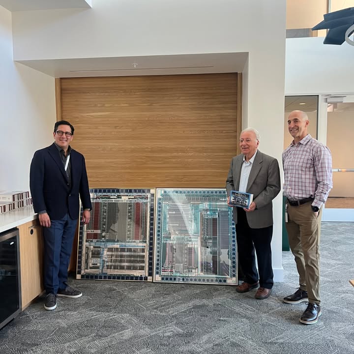 Synaptics (@synacorp) on Twitter photo Exciting to welcome Synaptics co-founder <a href="/FedericoFaggin/">Federico Faggin</a> back to our HQ. He set us off on our neural networks and AI journey in 1986 and his work remains a foundation and inspiration for our leadership in transformative Edge AI and IoT experiences.
#AI #semiconductor #inspiration Exciting to welcome Synaptics co-founder <a href="/FedericoFaggin/">Federico Faggin</a> back to our HQ. He set us off on our neural networks and AI journey in 1986 and his work remains a foundation and inspiration for our leadership in transformative Edge AI and IoT experiences.
#AI #semiconductor #inspiration