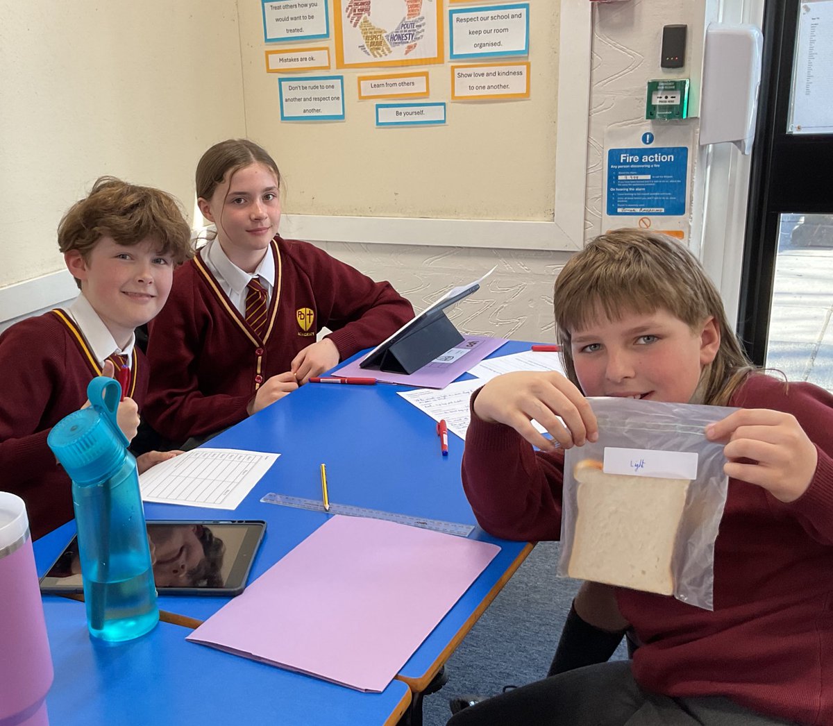 PDA_Y6's tweet image. We planned our own experiment to investigate the impact of different conditions on mould growth. We have bagged up bread in various locations around our school and eagerly examine it for mould growth daily! #pdascience