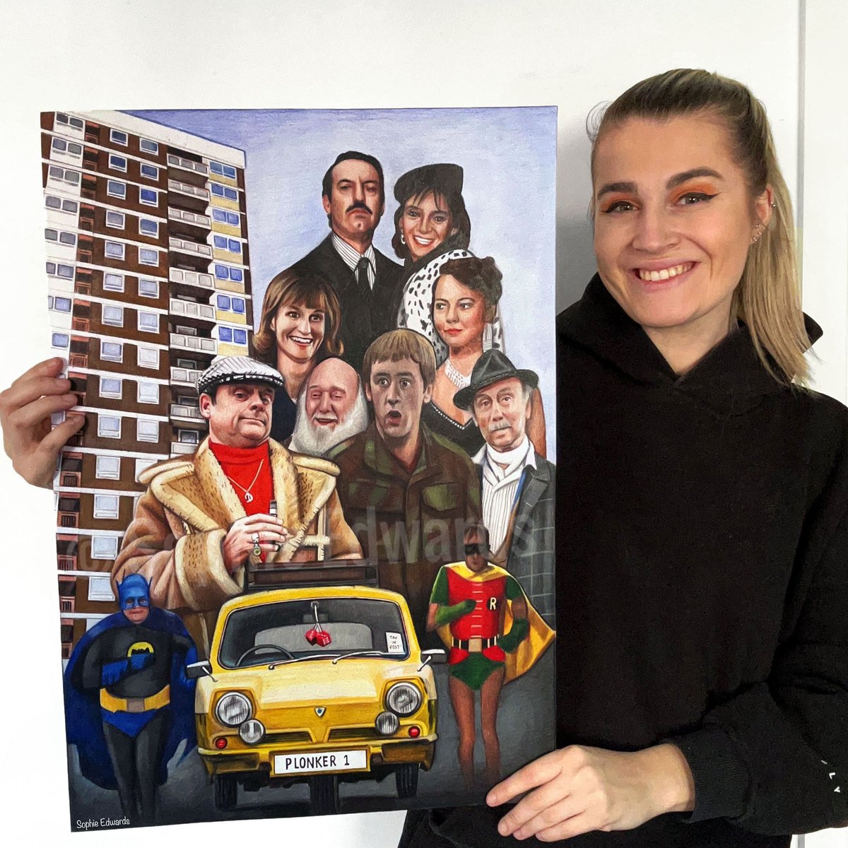 Drawing I have done of Only Fools and Horses. Please share ✏️