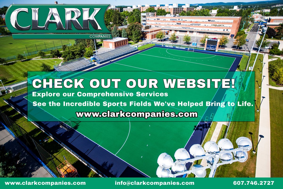 ClarkCompanies's tweet image. Looking to build a world-class sports facility? Look no further than Clark Companies!
Let’s make your vision a reality! Whether you're dreaming of a professional-grade field or a community sports hub, Clark Companies has got you covered.
Tele.:607.746.2727
