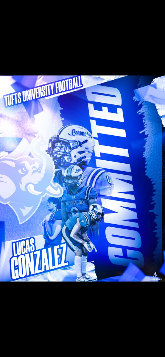 I am very excited and honored to announce that I will be committing to Tufts University. I want to thank my family, coaches, teachers, and teammates for all the support the past four years! Go Jumbos! 🐘🐘