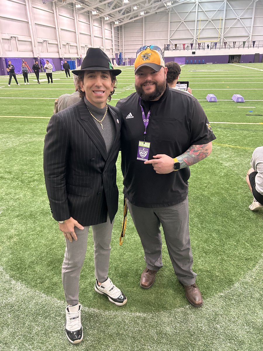 Coach Hulk (@coachhulk54) on Twitter photo "Awesome day at <a href="/HCrossFB/">Holy Cross Football</a> watching <a href="/Sid_Kone/">Sidiki Kone ๐ฌ๐ณ</a> put on a show at his Pro Day. Bonus: got to hang with the man, the myth, the legend himself โ <a href="/seanstellato/">Sean Stellato</a>." <a href="/AICFootball/">AIC FB</a> <a href="/CoachChipka/">Dan Chipka</a> <a href="/Coach_DCarr/">Coach Carr</a> <a href="/CoachMikeBlock/">Michael Blochowski</a> <a href="/CoachWollman52/">Coach Dan Wollman</a> #OneHiveOneFamily #BuildingBetter "Awesome day at <a href="/HCrossFB/">Holy Cross Football</a> watching <a href="/Sid_Kone/">Sidiki Kone ๐ฌ๐ณ</a> put on a show at his Pro Day. Bonus: got to hang with the man, the myth, the legend himself โ <a href="/seanstellato/">Sean Stellato</a>." <a href="/AICFootball/">AIC FB</a> <a href="/CoachChipka/">Dan Chipka</a> <a href="/Coach_DCarr/">Coach Carr</a> <a href="/CoachMikeBlock/">Michael Blochowski</a> <a href="/CoachWollman52/">Coach Dan Wollman</a> #OneHiveOneFamily #BuildingBetter