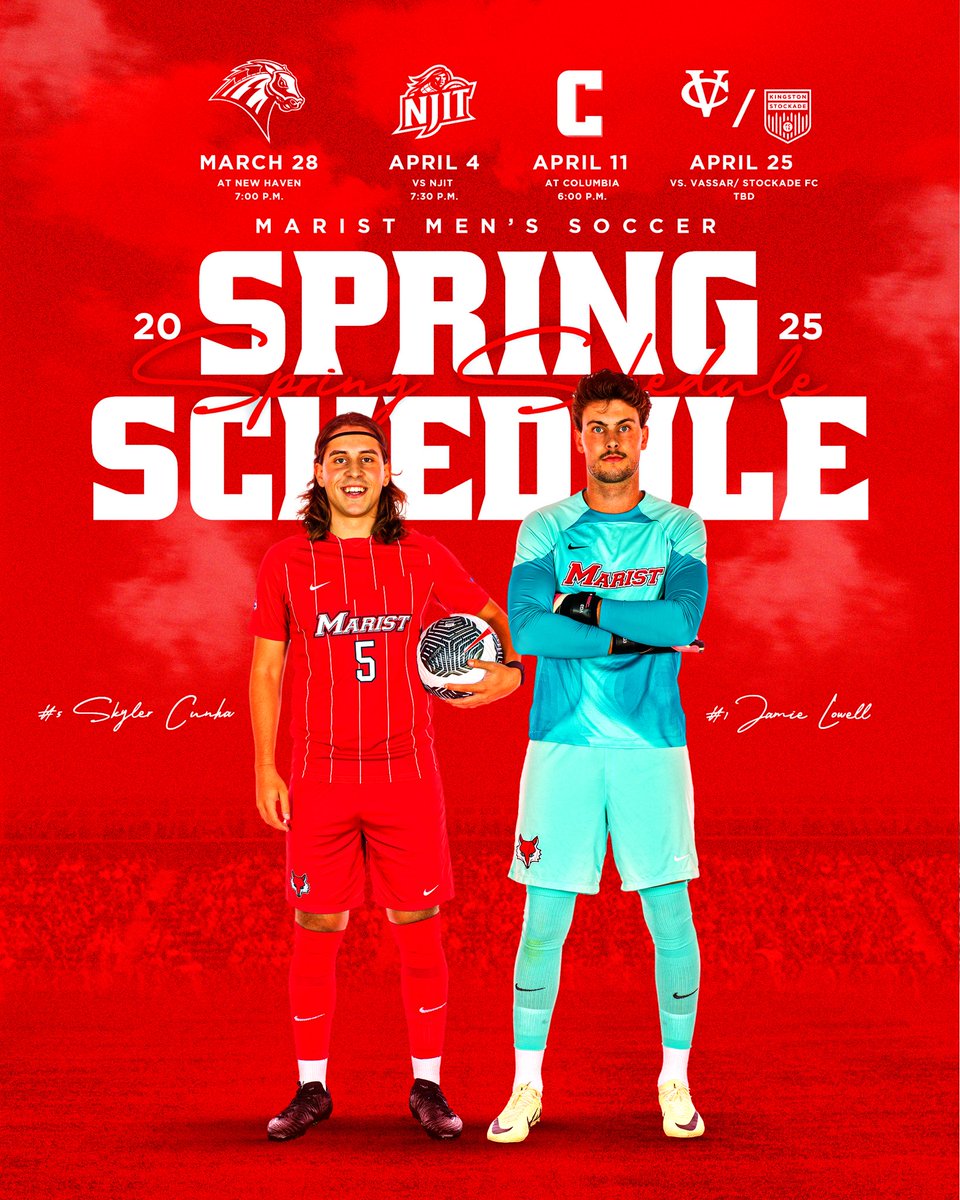 Lace up the boots 🦊⚽️

The Red Foxes play four matches and two at Tenney for the spring 2025 season!

#goredfoxes