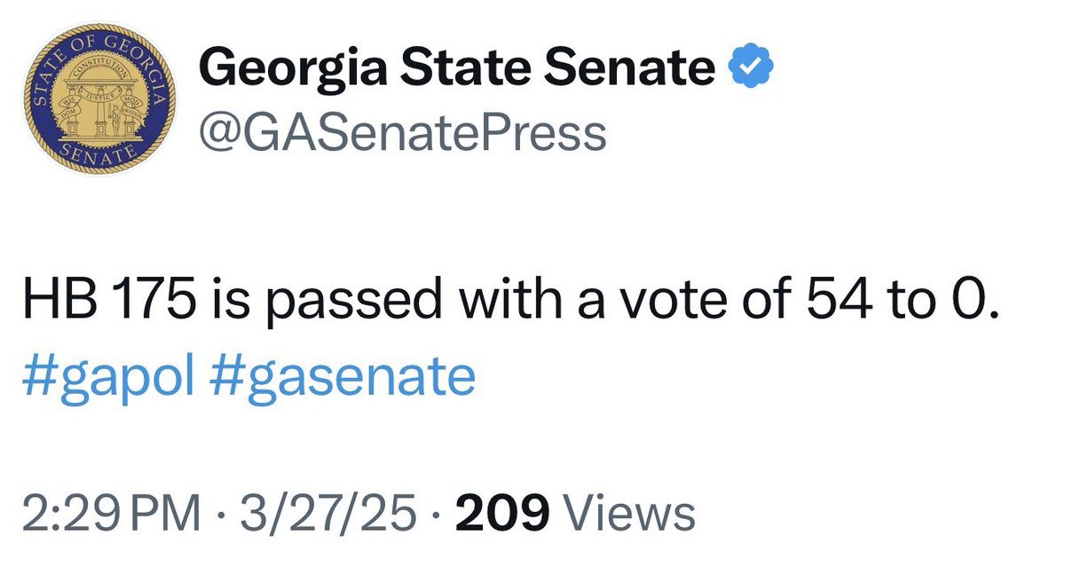 CommJacobs's tweet photo. Thank you @GaHouseHub @GASenatePress @turntotodd @Chuck_Payne for passing HB175! Your support helps keep our children safe in child care. On to the @GovKemp! #HB175 #ProtectingKids #GAleg https://t.co/PcIBngG35F