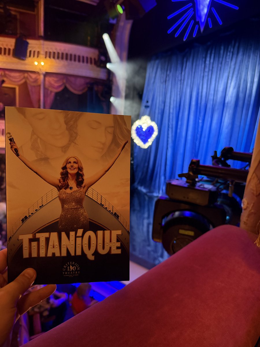 Tonights entertainment <a href="/Titanique/">Titanique, The Musical</a> in Londons west end! <a href="/CriTheatre/">Criterion Theatre</a>