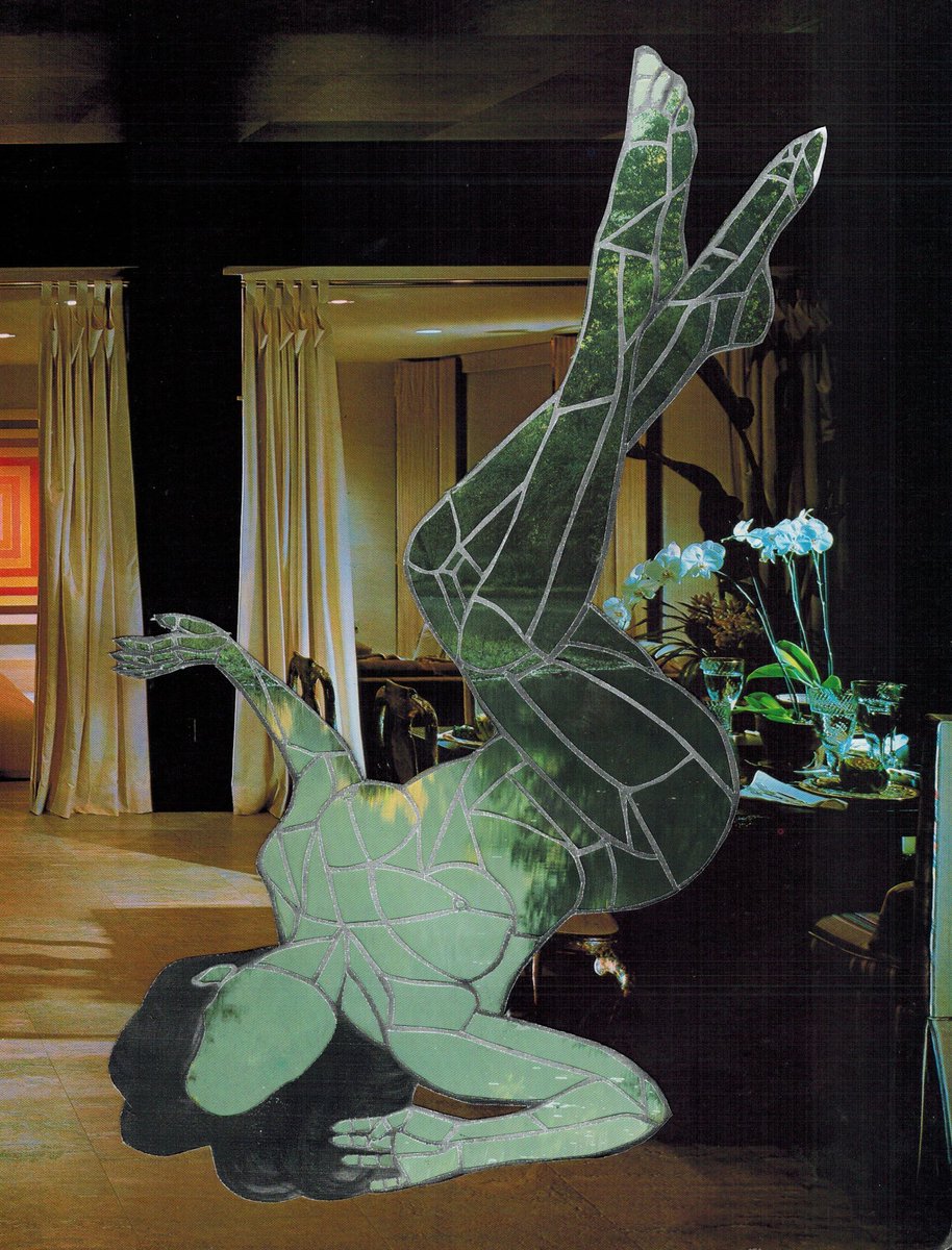 Triptych of my OF pix as paper collage