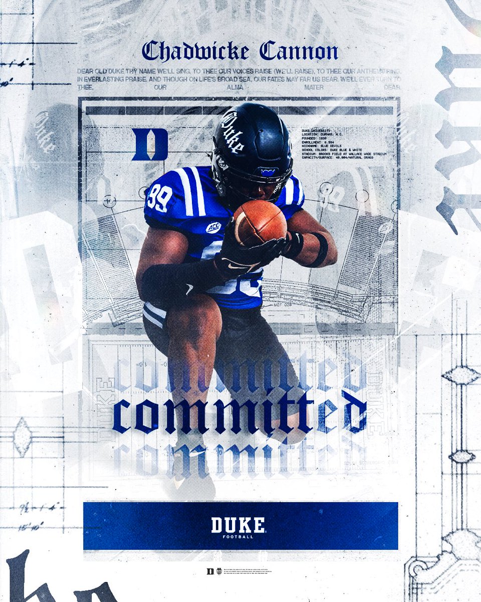 Chadwicke cannon jr. 3⭐️ DT (@chadwickejr2026) on Twitter photo 1000% COMMITTED‼️ can’t wait to be a Blue devil🔵⚪️. <a href="/DUFBRecruit/">Duke Football Recruiting</a> <a href="/MitchCiombor/">Mitch Ciombor</a> <a href="/Zerbe_Duke/">Michael Zerbe</a> <a href="/Coach_Bower/">Coach Harland Bower</a> <a href="/GinfanteMT/">Gabe Infante</a> <a href="/CoachAlexDevine/">Alex Devine</a> <a href="/Coach_MannyDiaz/">Manny Diaz</a> <a href="/bgreenberg96/">Brent Greenberg</a> 1000% COMMITTED‼️ can’t wait to be a Blue devil🔵⚪️. <a href="/DUFBRecruit/">Duke Football Recruiting</a> <a href="/MitchCiombor/">Mitch Ciombor</a> <a href="/Zerbe_Duke/">Michael Zerbe</a> <a href="/Coach_Bower/">Coach Harland Bower</a> <a href="/GinfanteMT/">Gabe Infante</a> <a href="/CoachAlexDevine/">Alex Devine</a> <a href="/Coach_MannyDiaz/">Manny Diaz</a> <a href="/bgreenberg96/">Brent Greenberg</a>