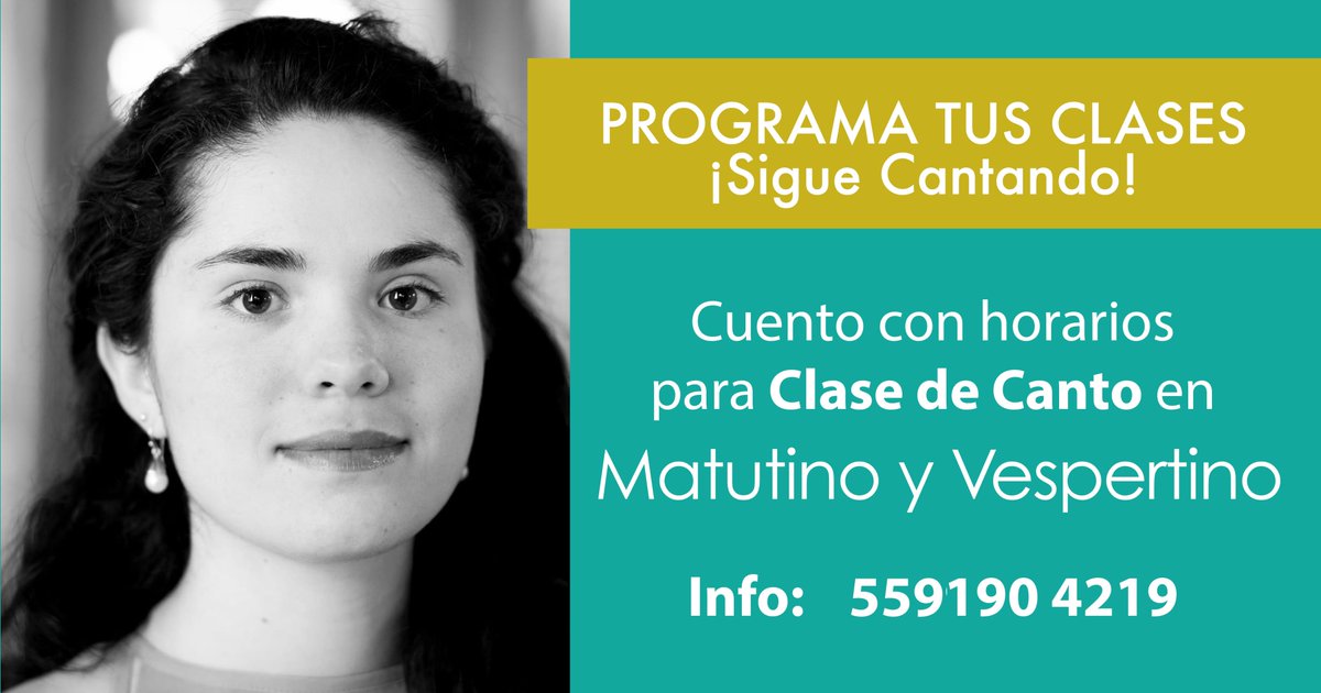 Aura González Soprano (@aurasoprano) on Twitter photo "CLASES DE CANTO personalizadas para jóvenes y niños con talento". #AuraSoprano <a href="/En_laDelValle/">En la Del Valle</a> <a href="/ColDelValleBJ/">Colonia Del Valle, Benito Juarez, #CDMX</a> <a href="/sanjoseinsurgen/">San José Insurgentes</a> <a href="/La_Portales/">Colonia Portales</a> <a href="/LasAguilasCDMX/">LasAguilasCDMX</a> <a href="/c_insurgentes/">Corredor Insurgentes</a> <a href="/TacubayaColonia/">○ Tacubaya CDMX ●</a> <a href="/ColoniasCondesa/">Ⓩona Ⓒondesa CDMX</a> <a href="/RomaCondesa/">RomaCondesa</a> <a href="/LaNapolesCdMx/">La Nápoles CdMx</a> <a href="/SPedroDLosPinos/">San Pedro de Los Pinos</a> "CLASES DE CANTO personalizadas para jóvenes y niños con talento". #AuraSoprano <a href="/En_laDelValle/">En la Del Valle</a> <a href="/ColDelValleBJ/">Colonia Del Valle, Benito Juarez, #CDMX</a> <a href="/sanjoseinsurgen/">San José Insurgentes</a> <a href="/La_Portales/">Colonia Portales</a> <a href="/LasAguilasCDMX/">LasAguilasCDMX</a> <a href="/c_insurgentes/">Corredor Insurgentes</a> <a href="/TacubayaColonia/">○ Tacubaya CDMX ●</a> <a href="/ColoniasCondesa/">Ⓩona Ⓒondesa CDMX</a> <a href="/RomaCondesa/">RomaCondesa</a> <a href="/LaNapolesCdMx/">La Nápoles CdMx</a> <a href="/SPedroDLosPinos/">San Pedro de Los Pinos</a>