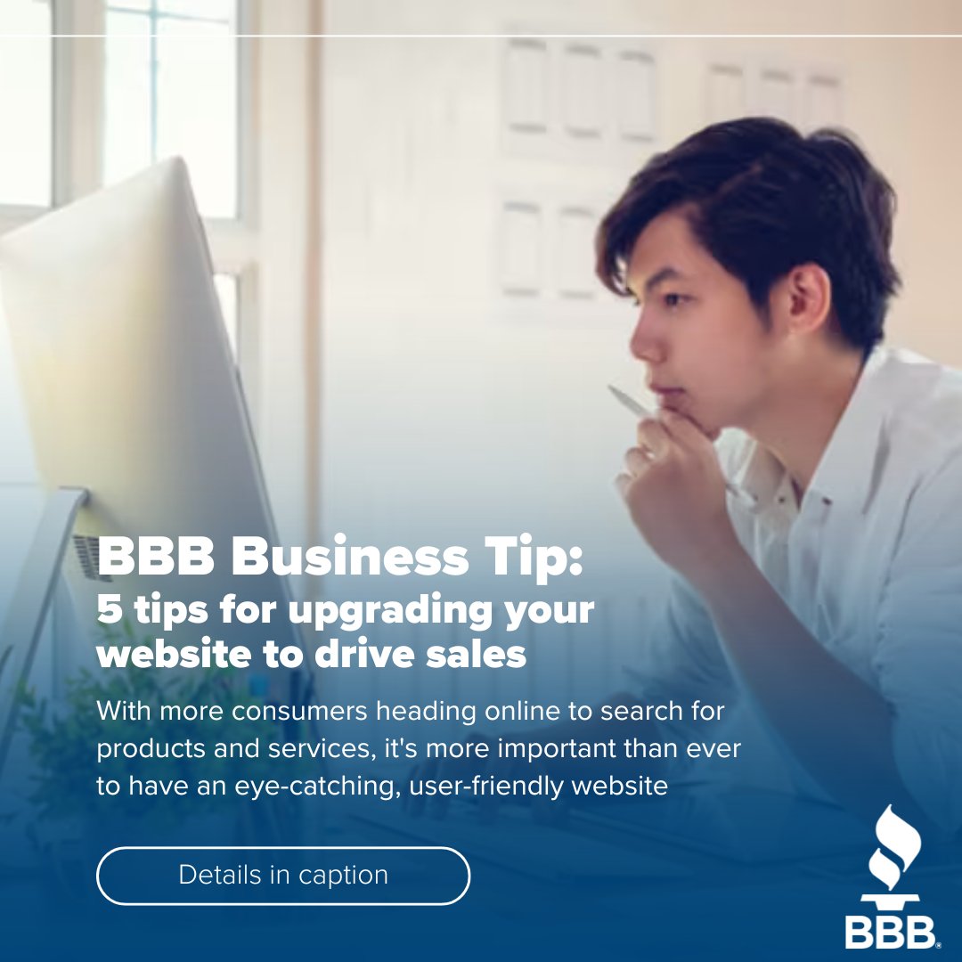 Is your website costing you sales? 🤯 If it’s outdated, hard to navigate, or missing key elements, it’s time for an upgrade!

✅ Research competitors for insights
📸 Use high-quality visuals
🔗 Simplify design &amp; navigation
💬 Add a chatbot for quick support
📈 Optimize for SEO