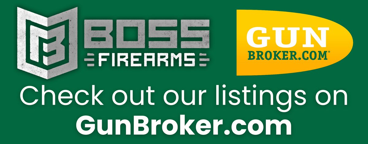 🔫 Looking for firearms, parts, accessories, or silencers? Check out our full listings on Gun Broker! New, used, rifles, pistols—you name it, we’ve got it. 🛠️

👉 gunbroker.com/All/search?Inc…

#GunBroker #Firearms #Rifles #Pistols #Accessories #Silencers #BossFirearms