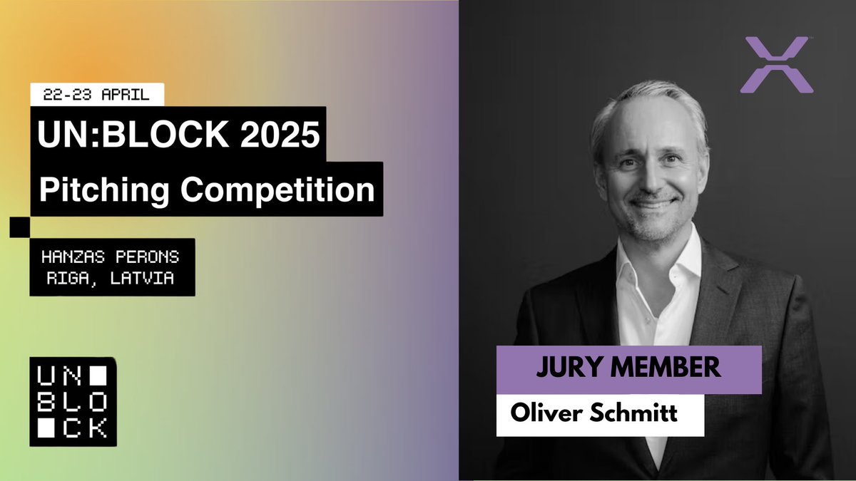 🤝 VALUEX is excited to support <a href="/unblockeu/">UN:BLOCK</a>  conference in Riga (April 22-23)! Our managing partner Oliver Schmitt will be joining the startup competition jury panel alongside other industry leaders.

💡 Building a promising #Web3 or #tech project? Apply here to pitch: