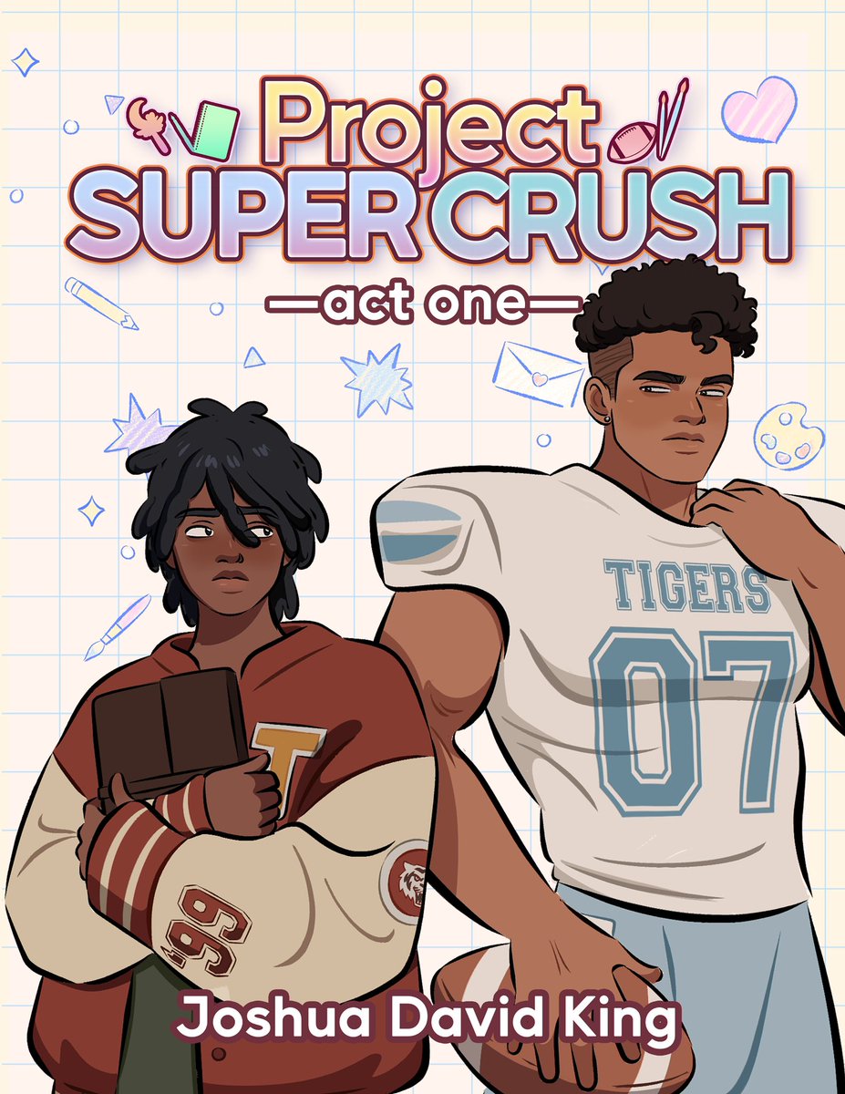PasteliaEnt's tweet image. Meet Project Super Crush—A queer story exploring early adulthood, identity, art, & love through the eyes of two Black leads.
At Eastvale University, a young writer and the school’s star athlete are pulled toward each other—until a single moment alters the course of their lives.