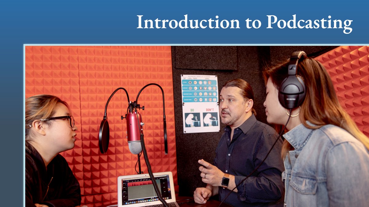 CTICornell's tweet image. Join us as we kick off our two-part Introduction to Podcasting series! 10-11:30am Fridays, in person.
March 28: Part 1 covers the basics of planning and recording a podcast.
April 4: Part 2 takes on ways to edit a podcast.
Come for one or both sessions!
teaching.cornell.edu/news-events/ev…
