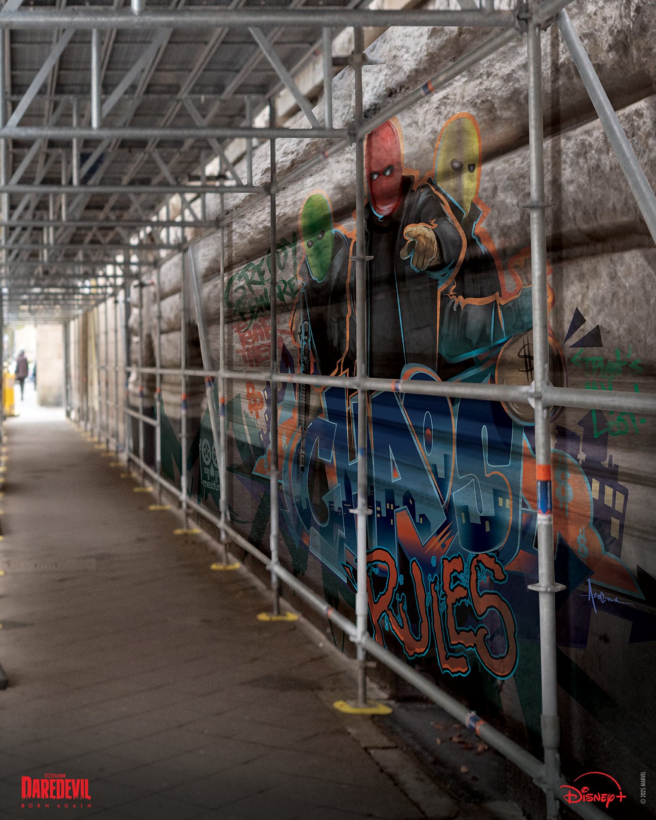 Creatieve Daredevil Born Again posters