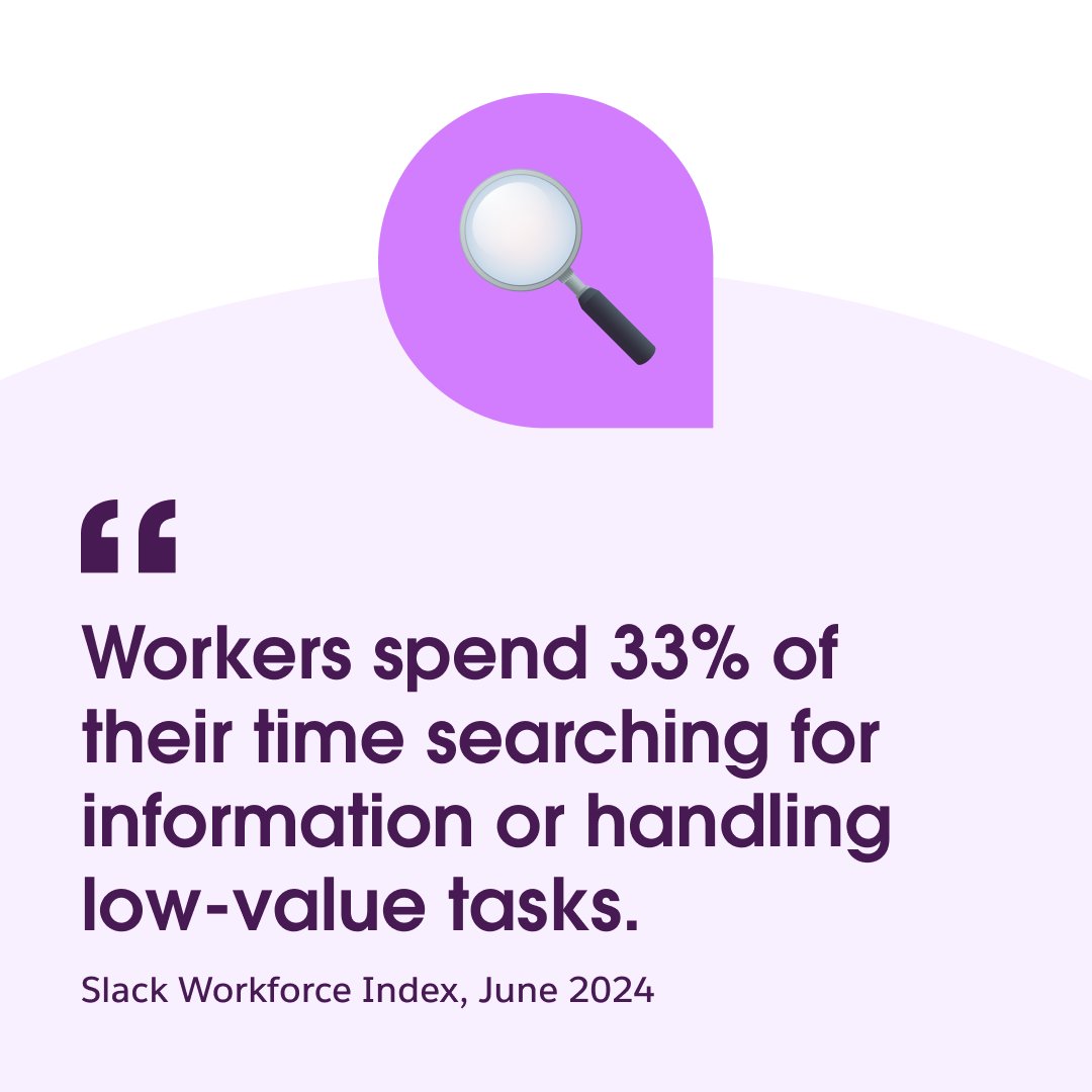 The Hidden Knowledge Crisis: Workers can't find what they need. Slack's enterprise search changes that. Knowledge delivered, not retrieved. 🚀 

Read the blog to see how. slack.com/blog/productiv…