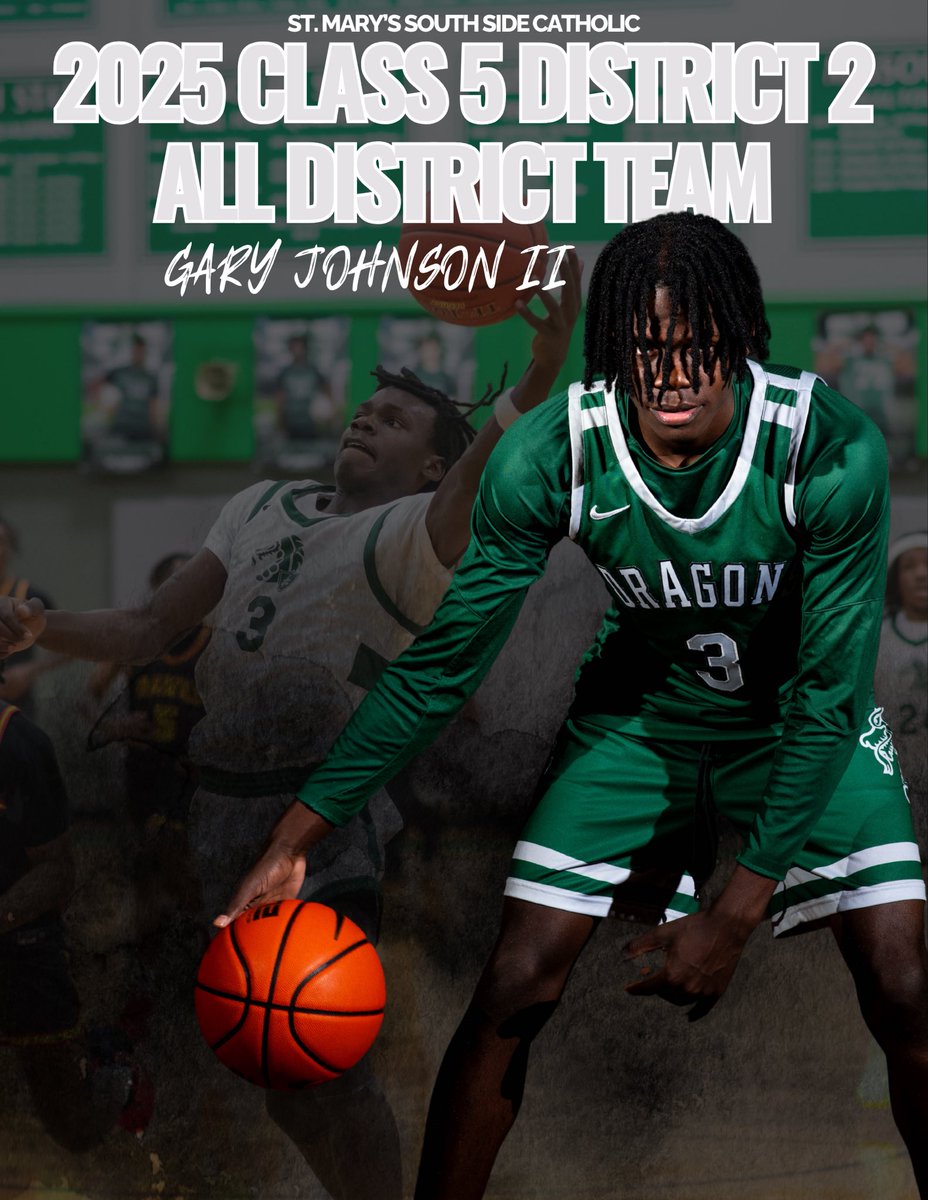 Congrats to Zyree Collins ‘25 for making Class 5 First Team All State and Gary Johnson II ‘26 for earning a spot on the Class 5 District 2 All District Team! Huge accomplishments and well-deserved recognition. 🏀🐉🏆
#BewareOfTheDragons