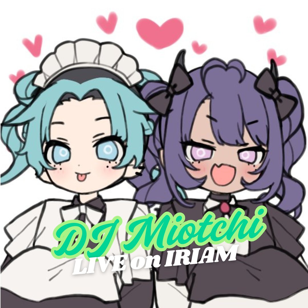 LIVE now on IRIAM with DJ <a href="/iammiotchi/">Miotchi</a> !!!

She's playing LIVE ~&lt; come vibe with us (link in comments)