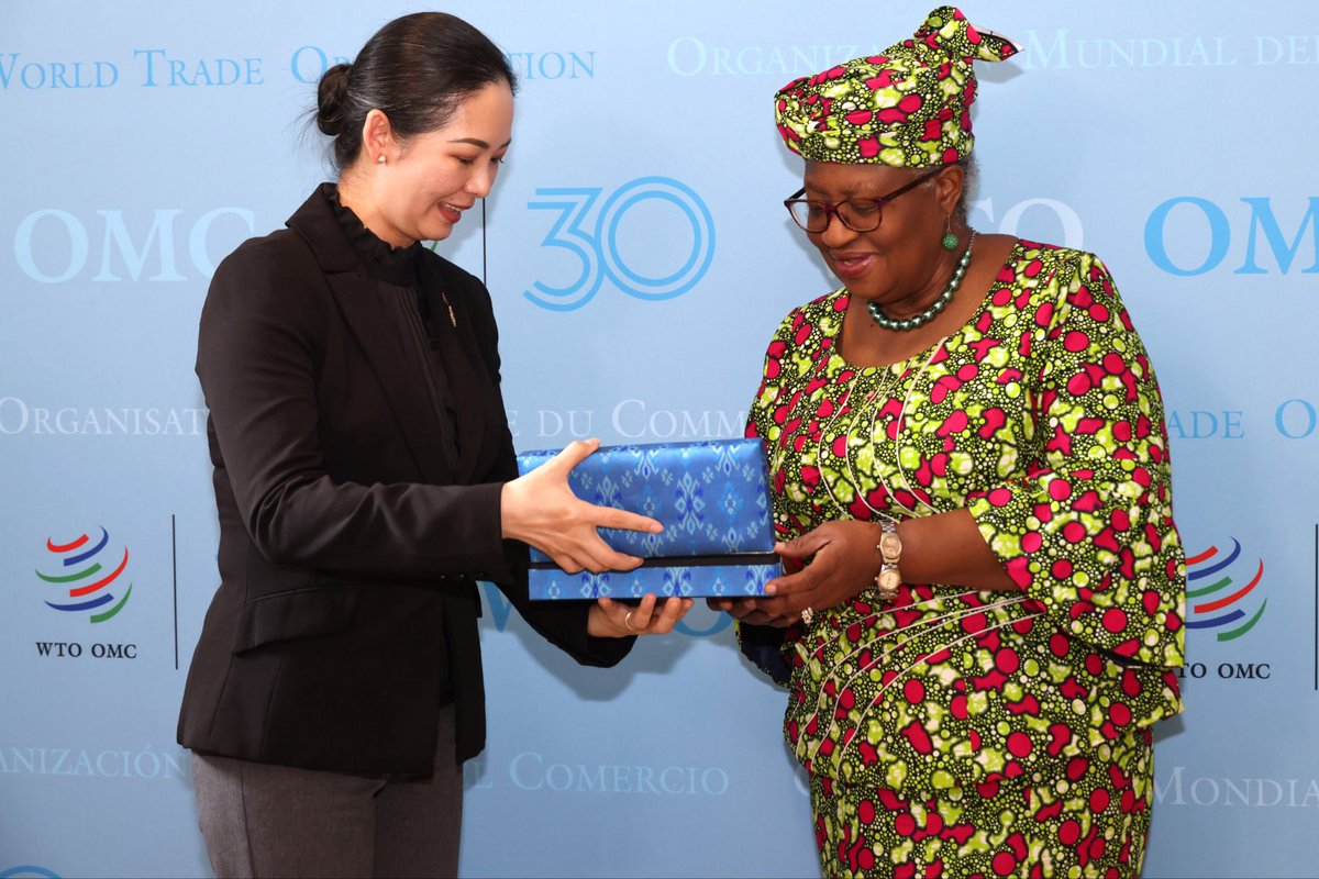Ngozi Okonjo-Iweala (@noiweala) on Twitter photo Congratulations to H.E. Mrs Nimul Cham <a href="/c_nimul/">Nimul CHAM</a>, Minister of Commerce of Cambodia, her delegation and the Kingdom of Cambodia on a well rounded Trade Policy Review of the Cambodian economy. One of the fastest growing nations in East Asia, Cambodia is working hard to diversify its Congratulations to H.E. Mrs Nimul Cham <a href="/c_nimul/">Nimul CHAM</a>, Minister of Commerce of Cambodia, her delegation and the Kingdom of Cambodia on a well rounded Trade Policy Review of the Cambodian economy. One of the fastest growing nations in East Asia, Cambodia is working hard to diversify its