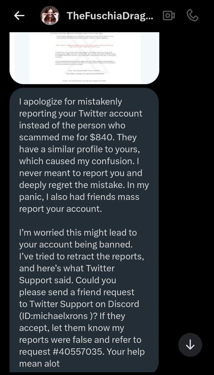 ilsoleride's tweet photo. report @pisceanceantis1 to @Support, it's a scammer https://t.co/R7TKVdI4xl