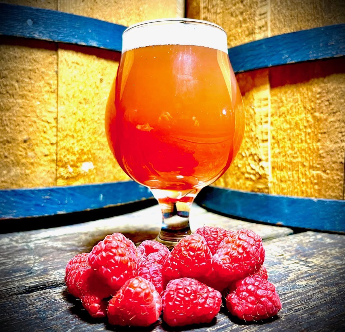 Now Pouring: "Scarlet Rift"  – our Big Easy Belgian Style Tripel mixed w/ raspberry concentrate &amp; natural flavors for all the aromatics! Think raspberry jam in a glass. [8.2% abv]