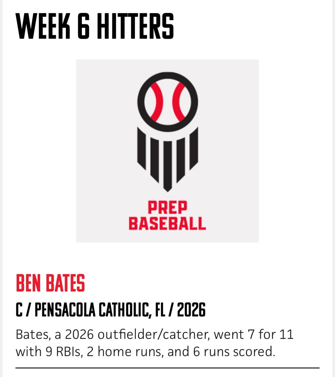 Thank you! <a href="/PrepBaseballFL/">Prep Baseball Florida</a>
