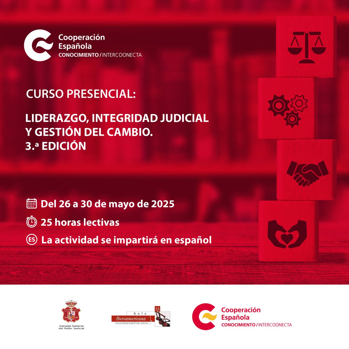 CFCE Cartagena (@cfcecartagena) on Twitter photo 📢Hasta el 14 de abril, inscripciones para el curso Liderazgo, Integridad Judicial y Gestión del Cambio 3ª edición en el <a href="/CFCECartagena/">CFCE Cartagena</a>
✅Programa #Intercoonecta <a href="/AECID_es/">AECID</a> y <a href="/PoderJudicialEs/">Poder Judicial</a>
📌Info👉bit.ly/3Y3Wico 📢Hasta el 14 de abril, inscripciones para el curso Liderazgo, Integridad Judicial y Gestión del Cambio 3ª edición en el <a href="/CFCECartagena/">CFCE Cartagena</a>
✅Programa #Intercoonecta <a href="/AECID_es/">AECID</a> y <a href="/PoderJudicialEs/">Poder Judicial</a>
📌Info👉bit.ly/3Y3Wico