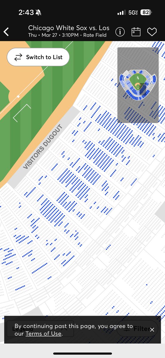 It’s White Sox Opening Day and thousands of seats are still available for sale behind the dugouts at Rate Field. Thousands and thousands more unsold tickets in the outfield and upper decks. Not a surprise considering the current roster.