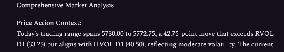 julie_wade's tweet photo. $ES @grok @QuikStrike1 every morning I wake up and go to my Quik Sheet I have setup and get pertinent option pricing levels for expiry's in play (today was 0 DTE & EOM contracts); and I upload my #JATSPT RVOL and HVOL into @grok with the @QuikStrike1 options pricing and analysis tools. And I get an awesome trade plan. Don't you agree?
@NinjaTrader_Jim @NinjaTrader @krakenfx #ES_F #futurestrading