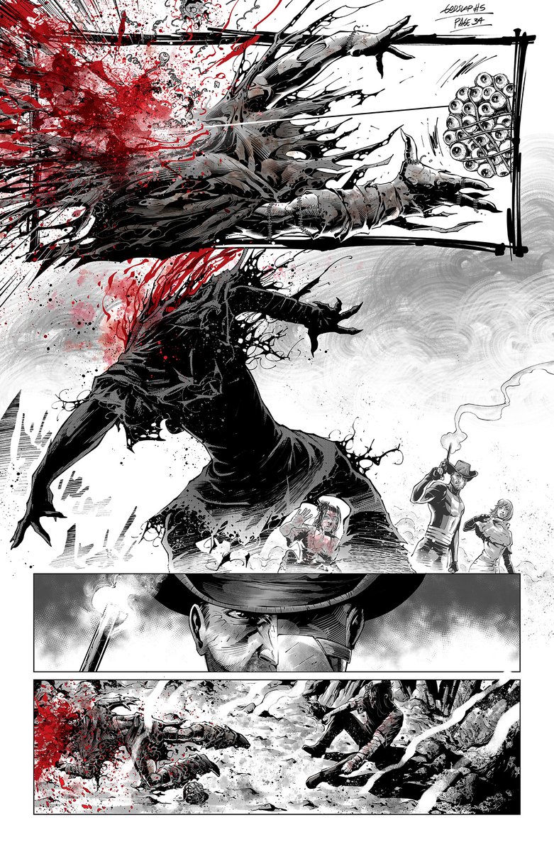 ricardojaime's tweet photo. #Godslap Issue 5 Page.

#indiecomics #comicbooks #comics #comicbookpage #comicart #artwork https://t.co/qR5f3oT40x