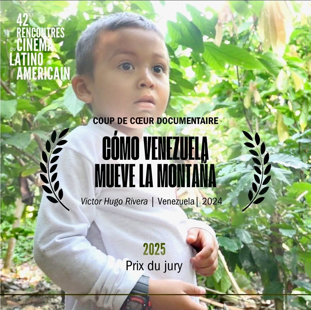 Premio del Jurado 2025 en el Festival "Encuentros del Cine Latino-americano" de Burdeos, Francia por ser «la película que más transmite la esperanza de otro mundo posible». En linea gracias aux <a href="/MutinsPangee/">Les Mutins de Pangée / CinéMutins</a> cinemutins.com/comment-le-ven…...
Gira en Francia : medelu.org/Au-coeur-des-C…