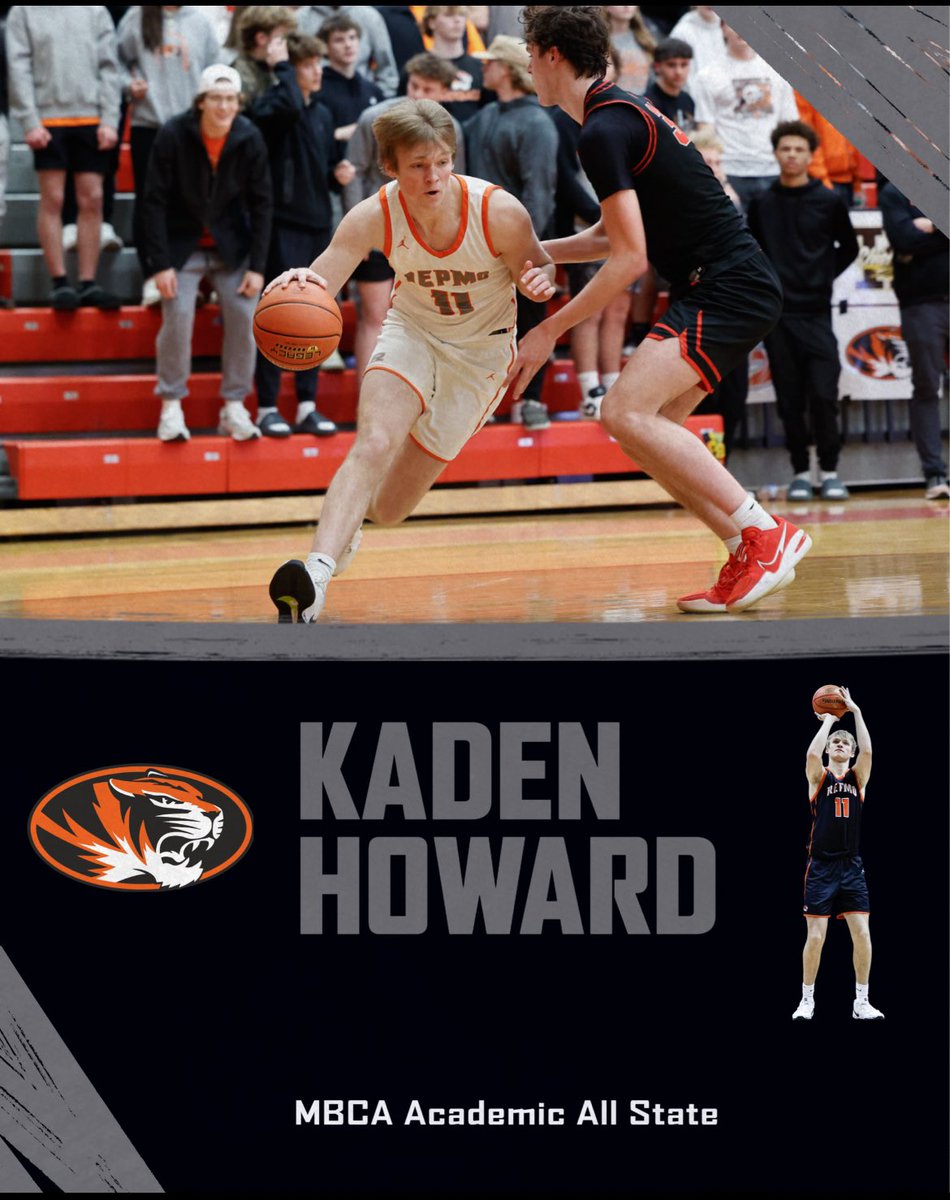 Congrats to <a href="/Kaden_howard11/">Kaden Howard</a> for earning Academic All State.