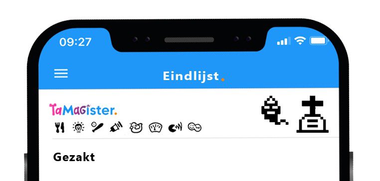 Oh wat cool. Volgende week lanceert leerlingvolgsysteem Magister in samenwerking met gameproducent Bandai een nieuwe module voor scholieren om ze te stimuleren betere cijfers te halen. Hoe beter je cijfers, hoe gezonder je tamagister. #Tamagister