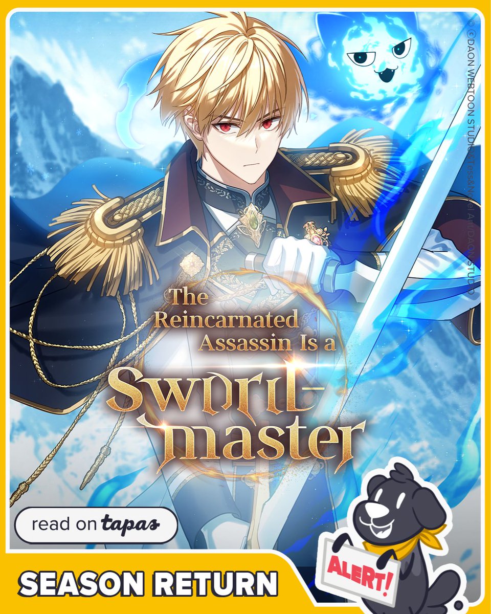 Raon got backstabbed (literally), prayed for revenge, and woke up with a new fam, OP sword skills, and a whole demon in his head 😮‍💨💀

Season return of "The Reincarnated Assassin Is a Swordmaster" is finally HERE. Read now on Tapas💥⚔️ 
#webcomic #tapas #readtapas