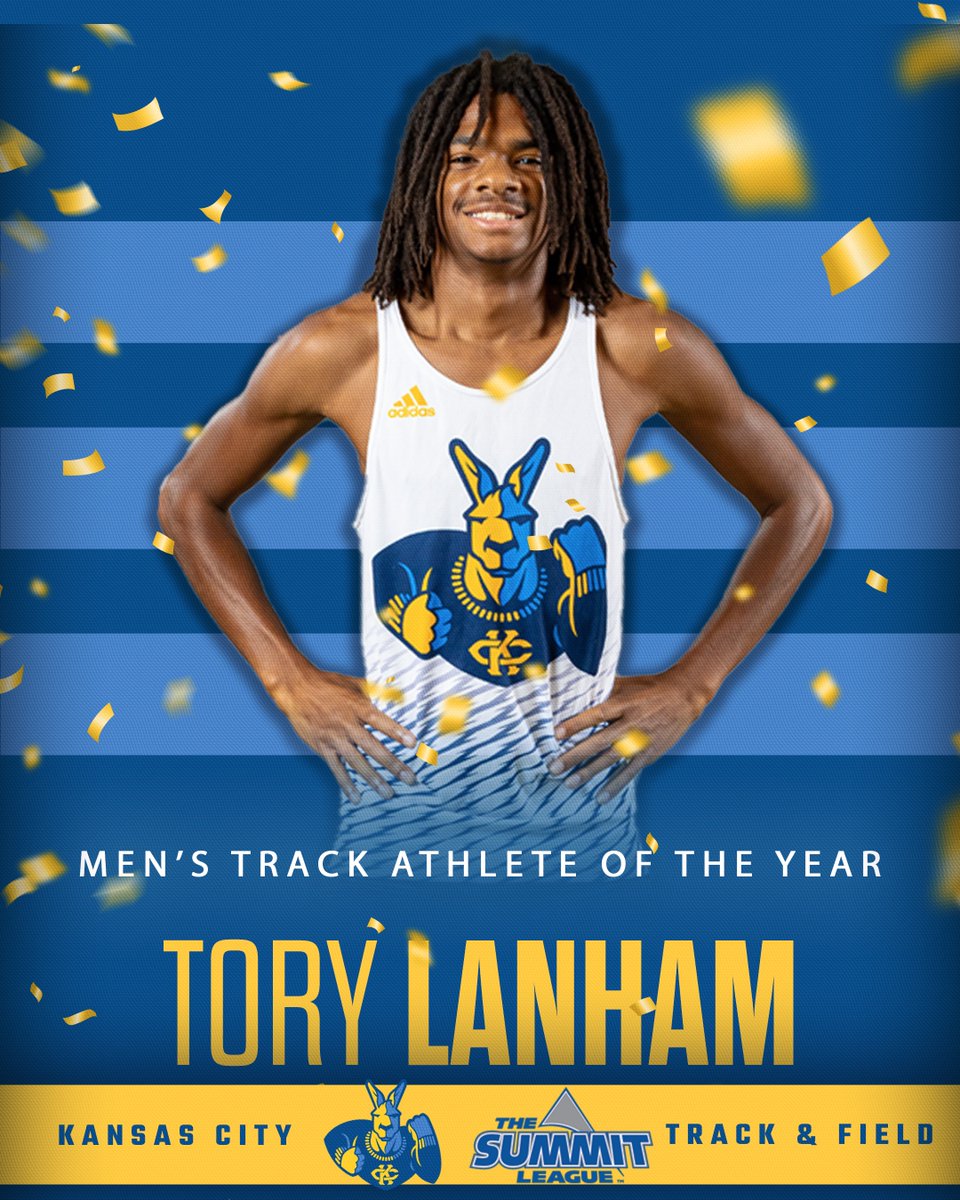 Kansas City Cross Country - Track & Field (@kcroostrackxc) on Twitter photo Crown Him👑
Tory Lanham is your <a href="/TheSummitLeague/">The Summit League</a> Men's Track Athlete of the Year for the indoor season🏆
#ROOUP | #DeclareKC Crown Him👑
Tory Lanham is your <a href="/TheSummitLeague/">The Summit League</a> Men's Track Athlete of the Year for the indoor season🏆
#ROOUP | #DeclareKC